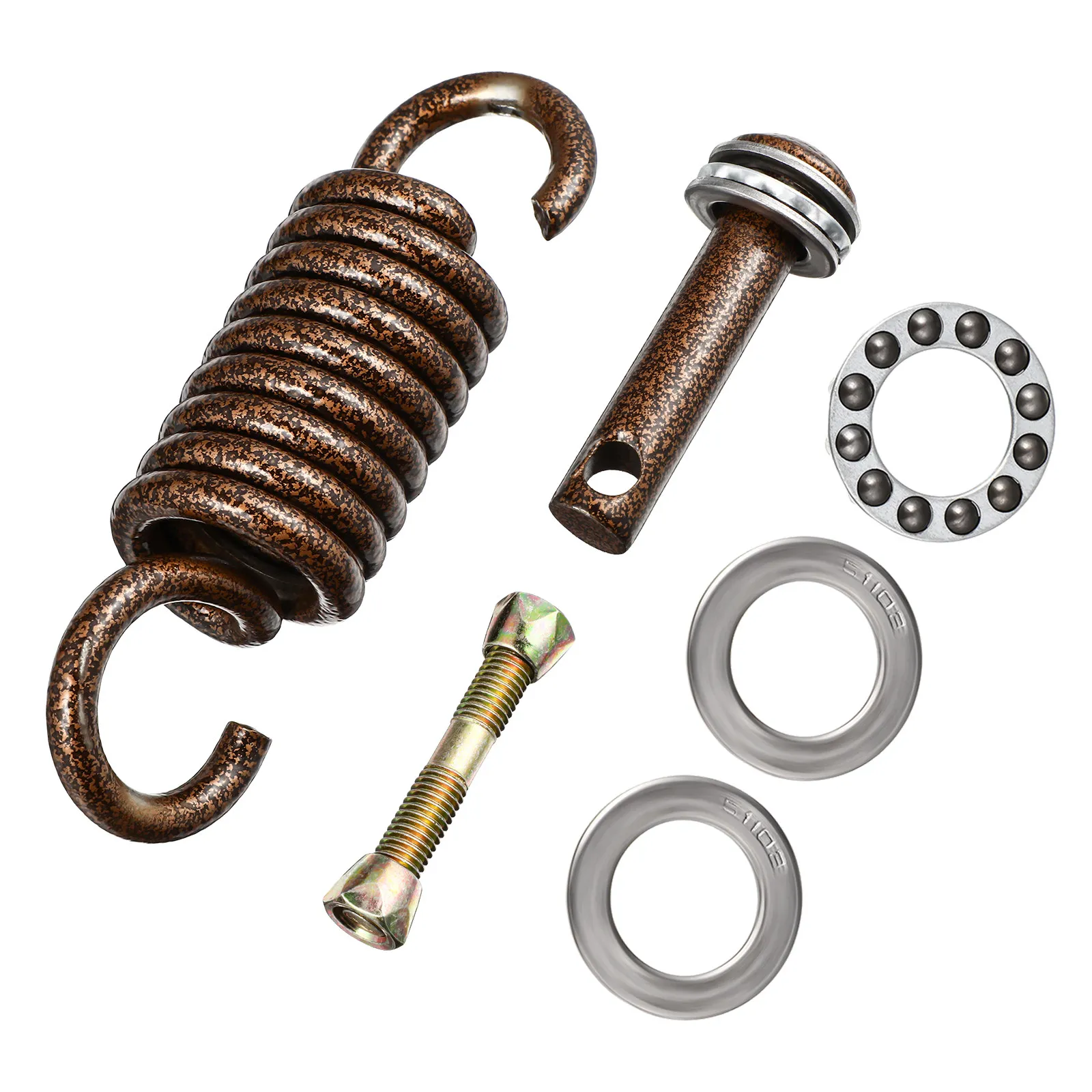 1Set Hanging Chair Spring Hook Replacement Kit Stainless Steel Hammock Accessory Swing Mounting Hardware Heavy-Duty Fixing Parts