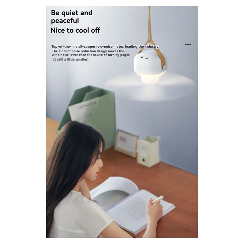 

ABMI-перезаряжаемый светодиодный электрический вентилятор 7200 мАч портативный потолочный вентилятор с дистанционным управлением для дома, улицы, кемпинга-подвесной вентилятор