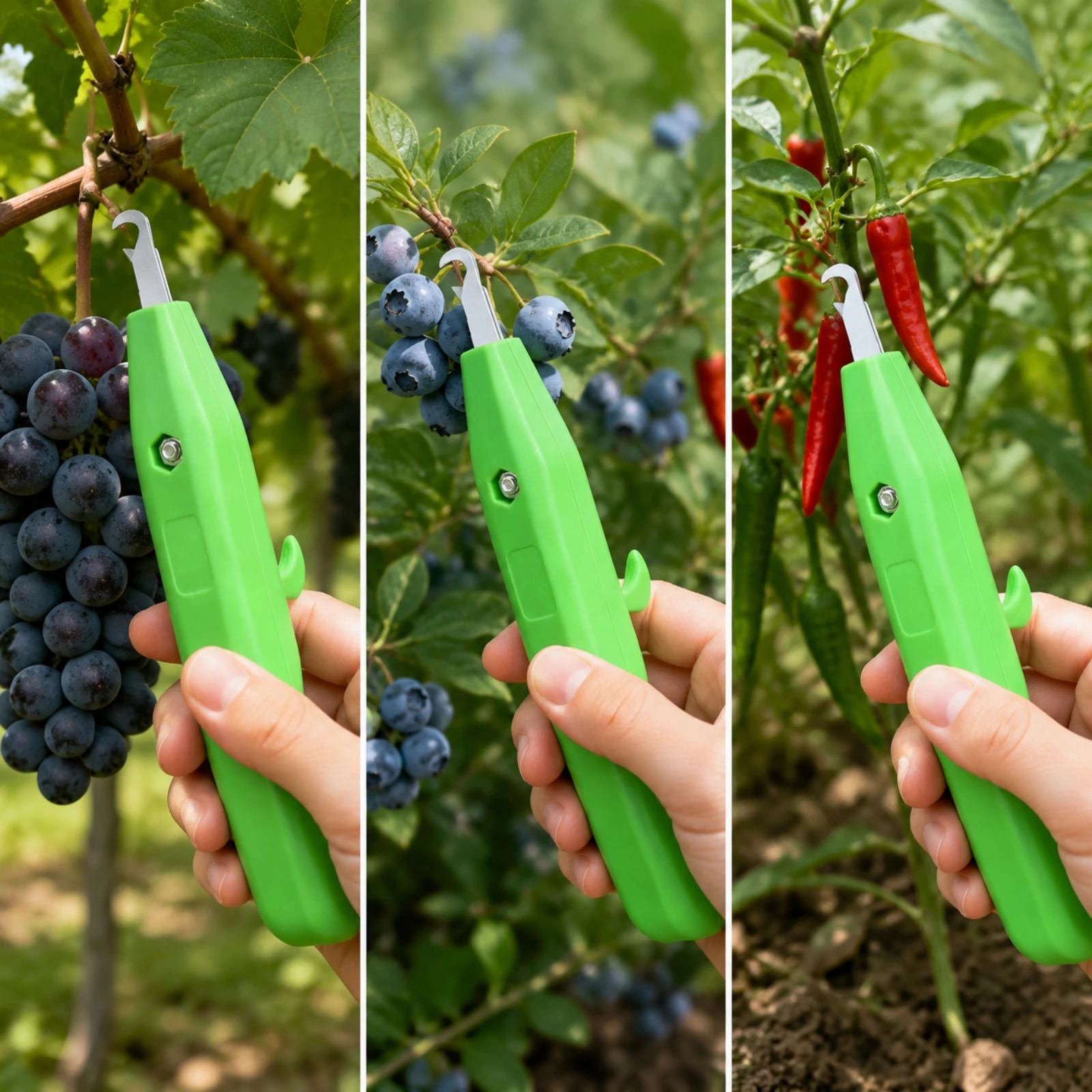 Harvesting Tool with Hook Sharp Fruit Picking Tool Hand Pruner Compact Garden Clippers Ergonomic for Gardeners, Home Gardens
