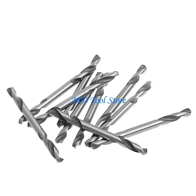 A2UD 10PCS 3,2 мм HSS Двойной финал спиральных кружевых инструментов Drill Tools набор