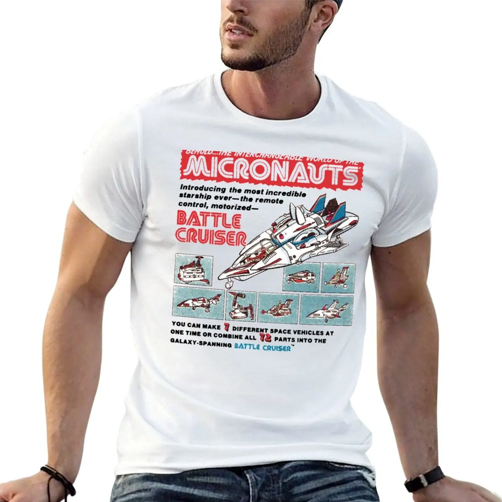 MICRONAUTS TOY ADVERT T-Shirt vintage anime shirt anime t shirts mens graphic t-shirts