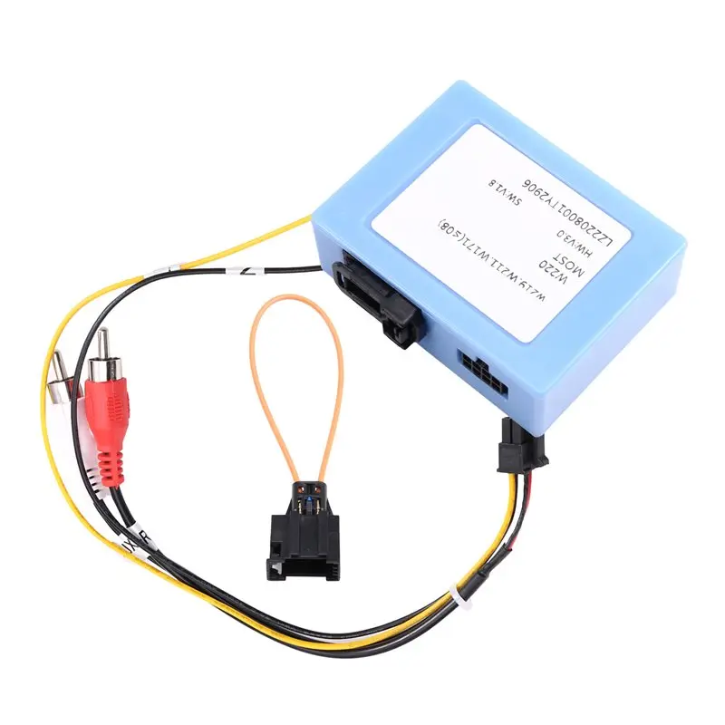 A99F-Fiber Audio Adapter Kit Car MOST Optical Fiber Decoder Box For Mercedes Benz S/CL SL ECS/CLK E ML Class 00-05 Most Box