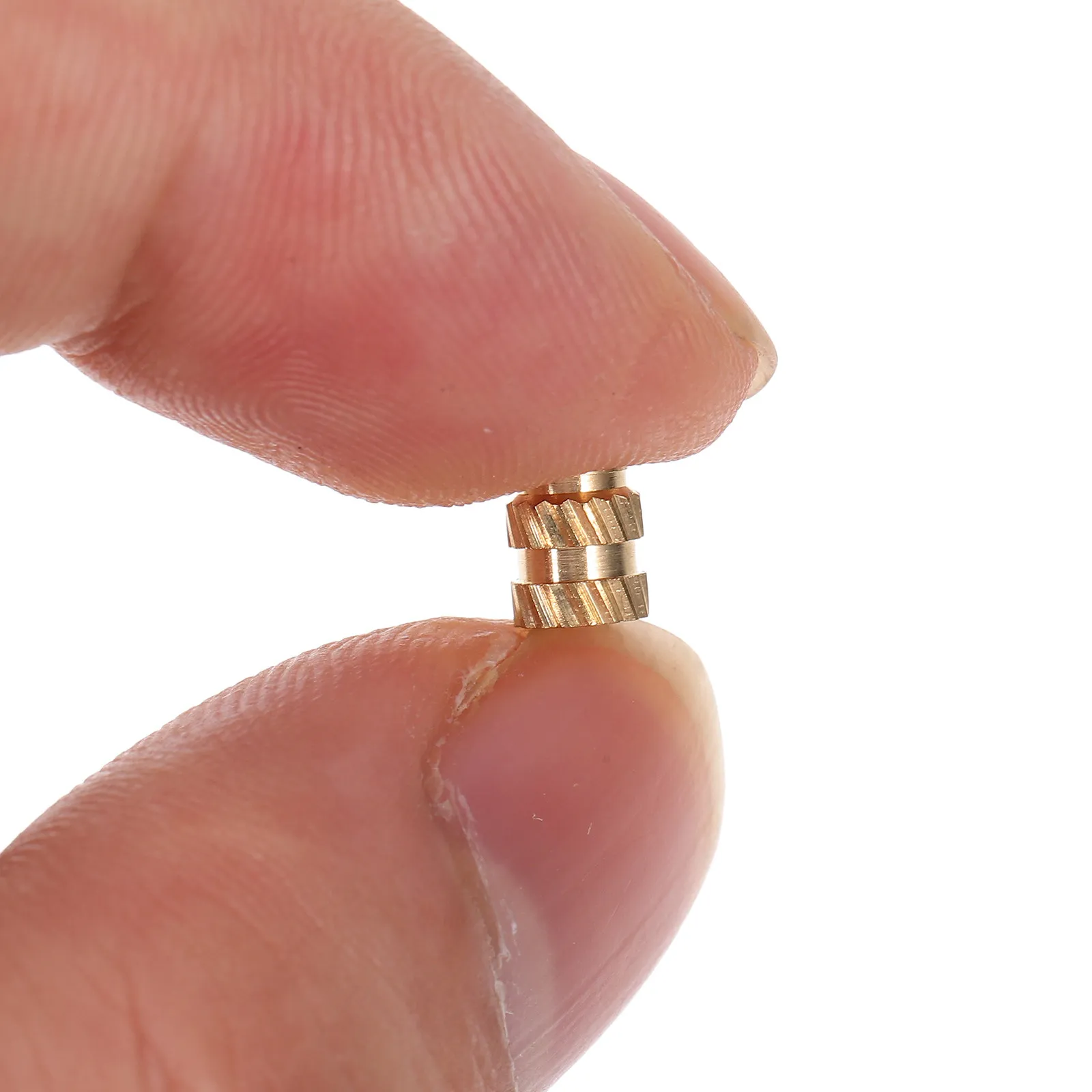 

100Pcs Heat Set Insert Thread Brass Knurled Nuts Female Thread Embedment Nuts for 3D Printing Injection Molding Plastic Wood Use
