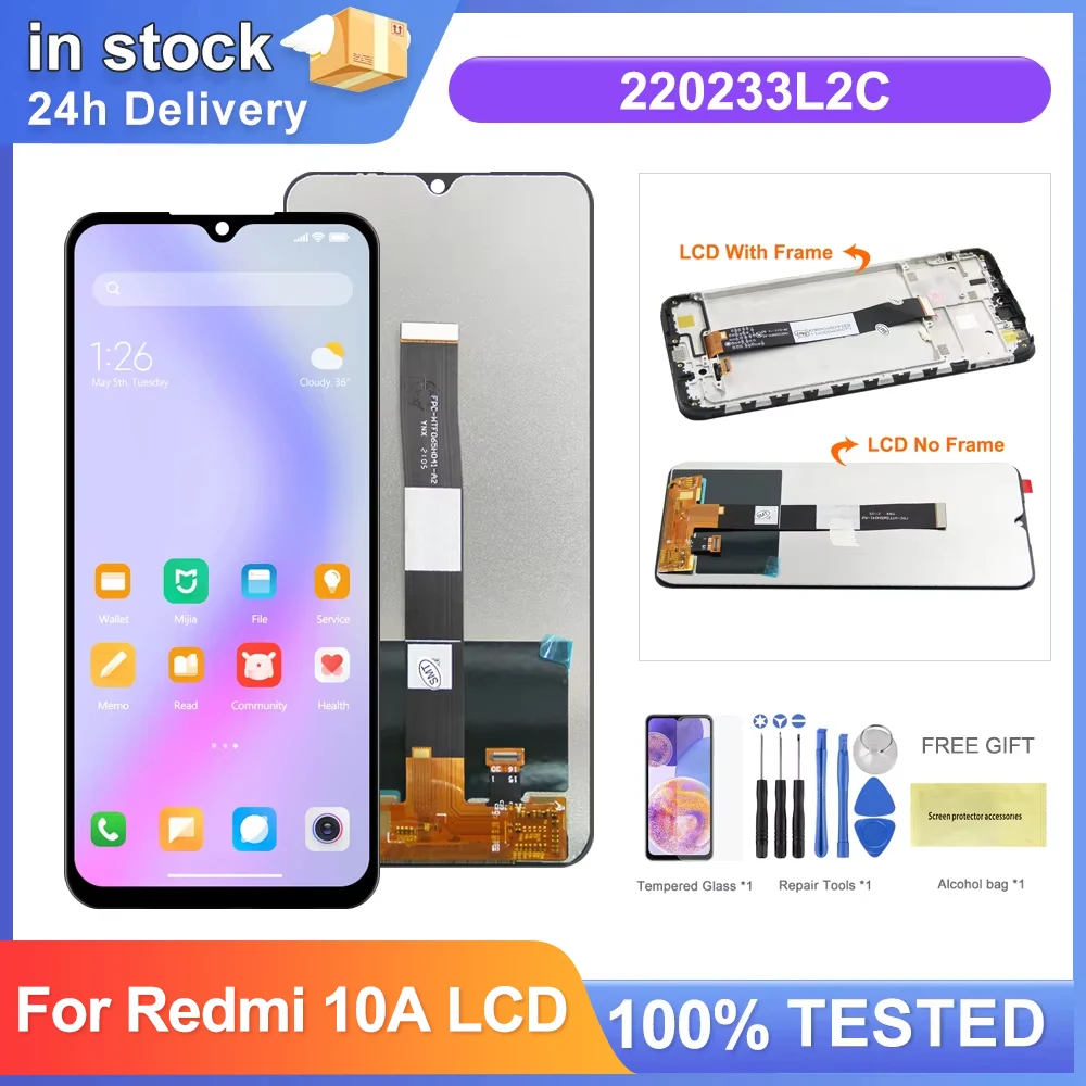 شاشة LCD لجهاز Xiaomi Redmi 10A: تقييم ونصائح للاستخدام