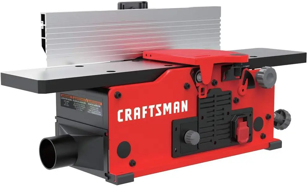 

CRAFTSMAN Benchtop Jointer, Up to 22,000 cuts per Minute, 10 Amp, Corded (CMEW020)