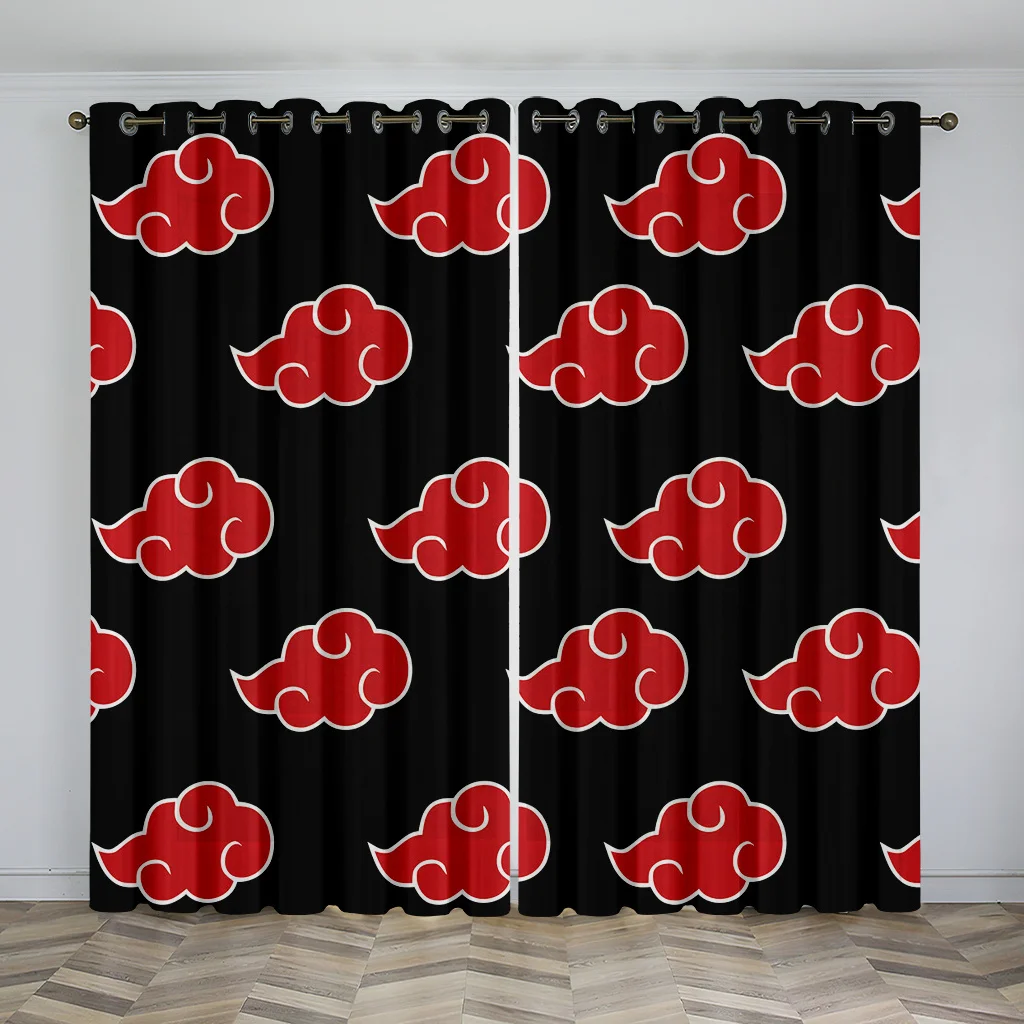 3D Japan Cartoon Anime Series Sunshade Curtains 2 Panel Living Room Bedroom Den Children\'s Room Decor Free Delivery