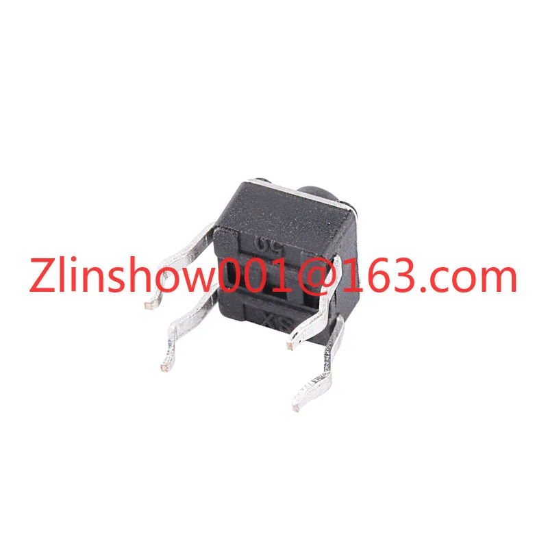 Mini Tact Switch 4.5x4.5x4.5H Black Button 4p Push Button Tactile Switches Tact Micro Switch