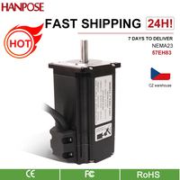 HANPOSE 57EH83 NEMA23 Stepper Motor 57x83mm 4.0A 2.6N.m 57EH83A  for CNC milling machine Closed Loop stepper motor nema23