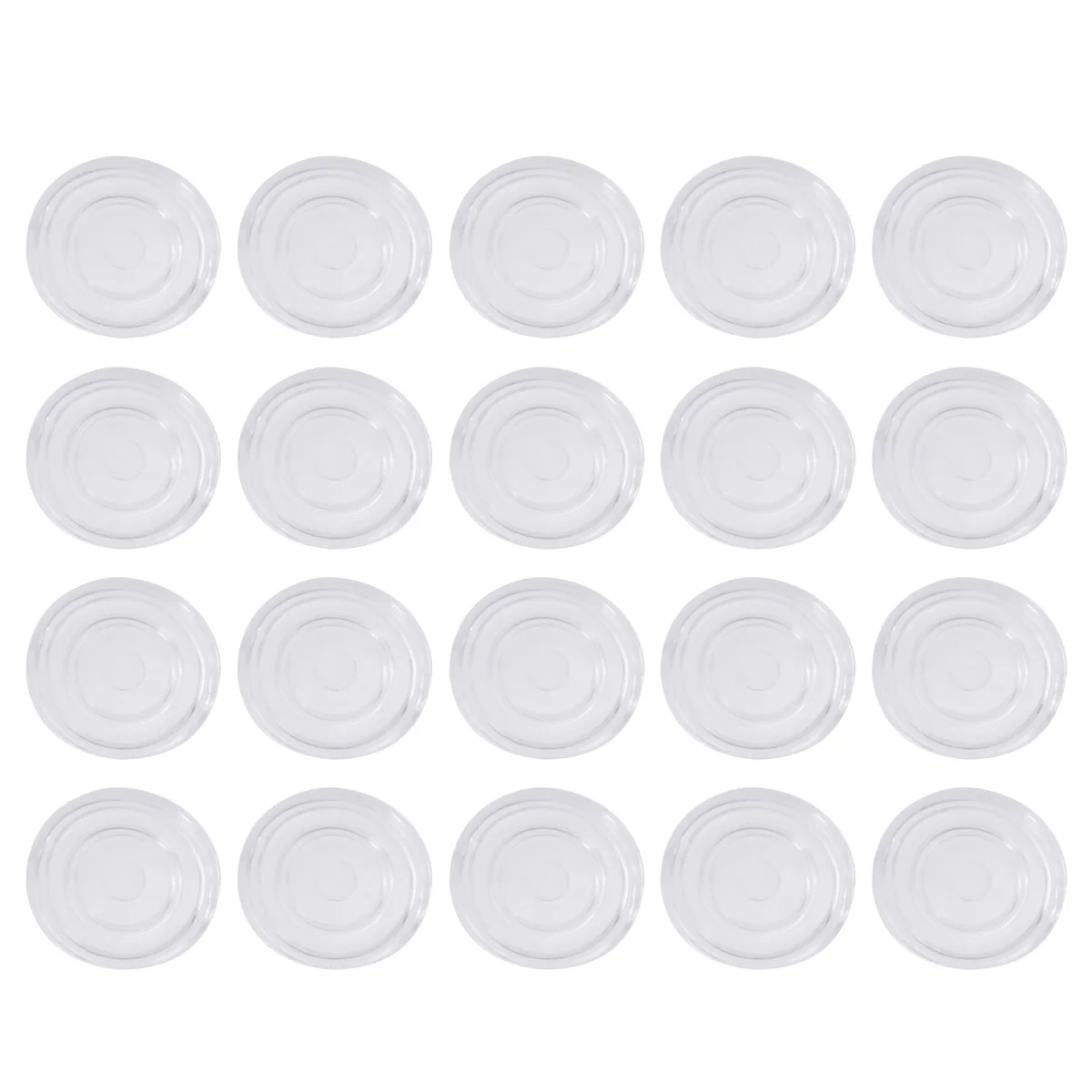

20pcs Furniture Leg Protectors Non Slip Pads for Table Chair Feet Rubber Bumpers Clear Glass Ceramic Plastic Metal Surface