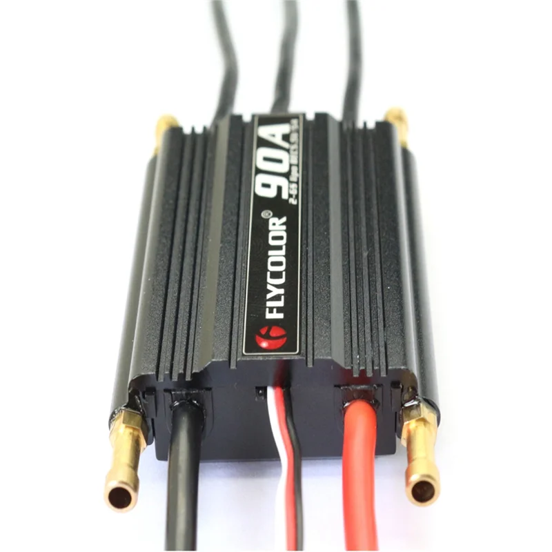 AC52-FLYCOLOR 90A Borstelloze ESC Speed Controller Progaming Kaart 2-6S Lipo BEC 5.5 V/5A voor RC Boot Auto