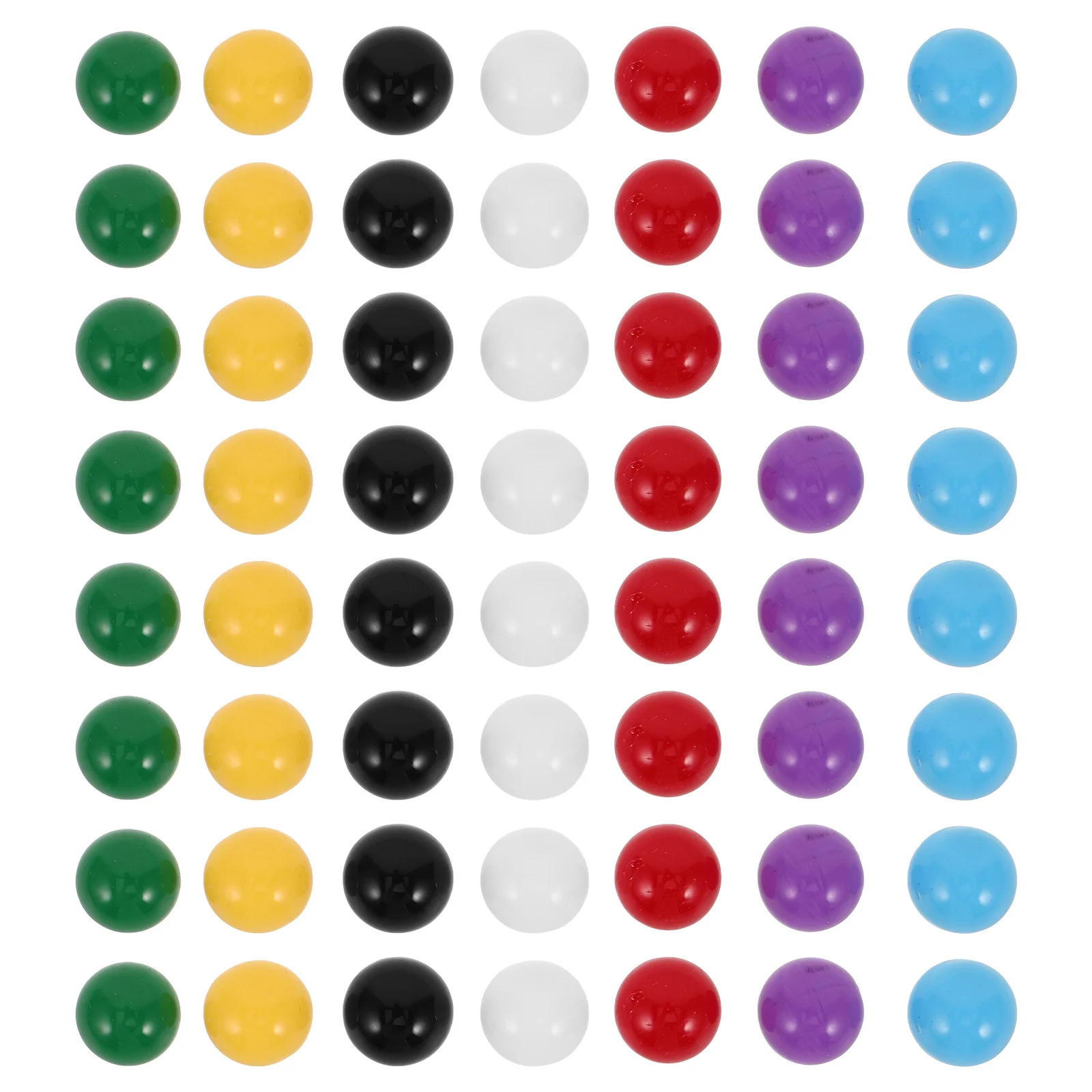70 stuks 10 mm massief kleurrijke plastic knikkers educatief wiskundig leermiddel voor kinderen die tellen en waarschijnlijkheid leren