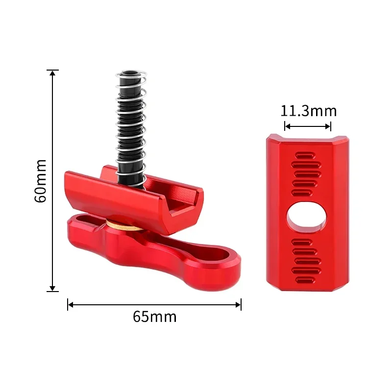 MUQZI For Brompton Bike Fixed Clamps Folding Bike Hinge Levers view 4