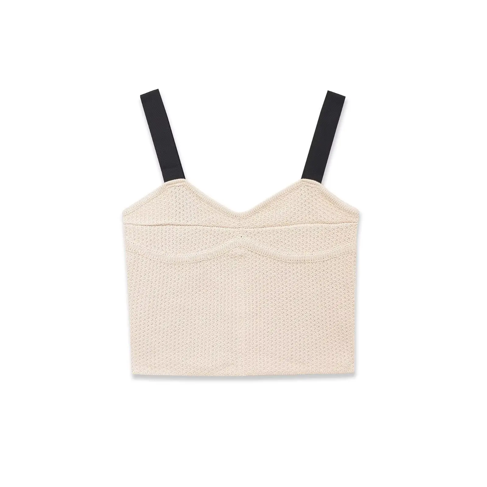 Spring 2026 V-Texture Knitted Top European American Style Fashion Simple Knitwear New Arrival