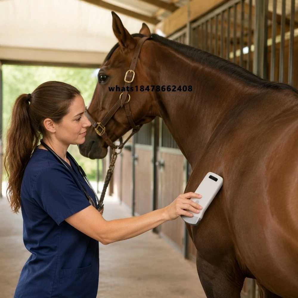 Handheld Wireless Veterinary Ultrasound Machine Portable Scanner for Abdominal Cardiac Examination in Dogs and Cats