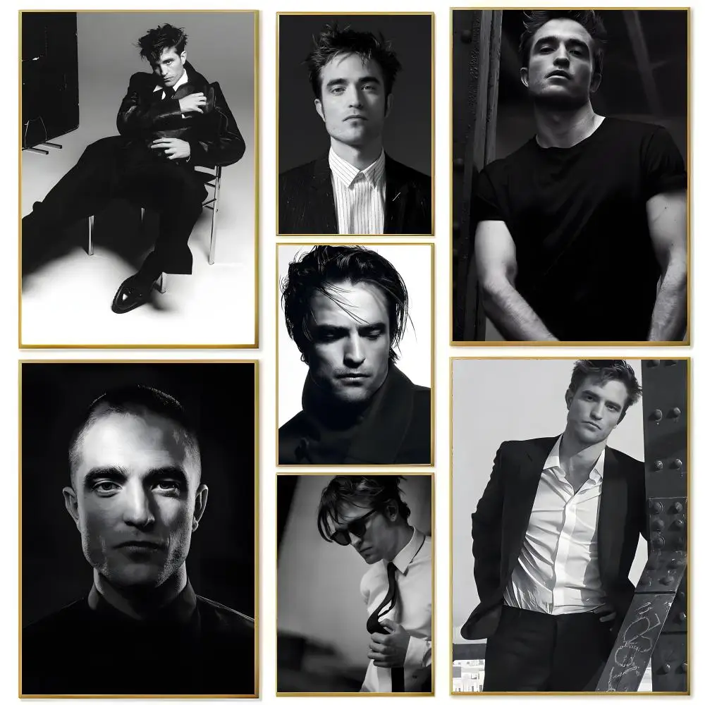 Actor  R-Robert P-Pattinson Poster Wall art print art suitable for living room bedroom bar parlor home decor gift