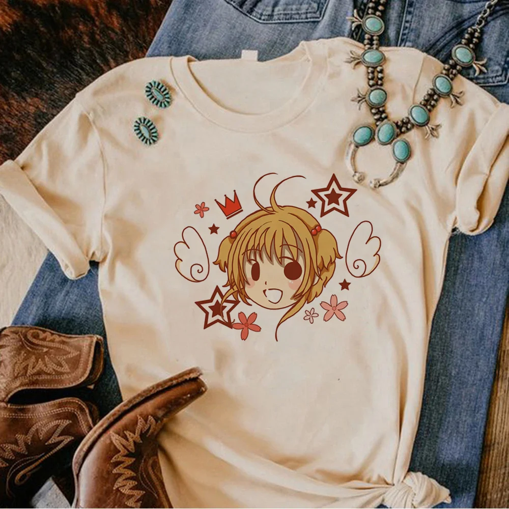 Sakura Card Captor t-shirts women streetwear tshirt female Japanese clothes