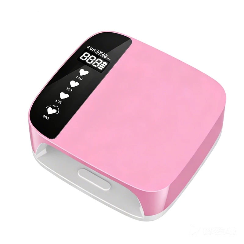 Rechargeable Wireless UV LED Nail Lamp High Power Dual Light Source Smart Sensor Nail Dryer Home Use Fast Curing