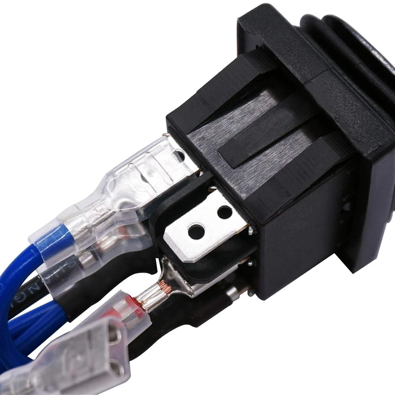 Momentary Polarity Reverse Switch กันน้ําควบคุมมอเตอร์ Actuator 6 ขา 3 ตําแหน่ง Rocker Toggle Switch