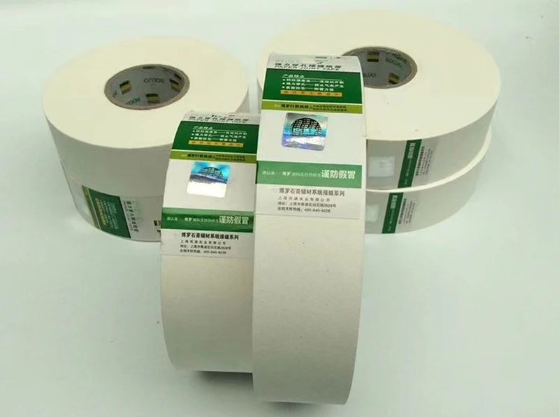 Bandagem de papel costura ultra fina, Fita de gesso Gap Caulking, Fita de costura de papel Kraft, Reparação de rachaduras de parede