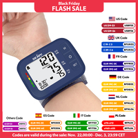 Electric Digital Wrist Blood Pressure Monitor Medical Sphygmomanometer Automatic Tonometer Tensiometro Blood Pressure Meter