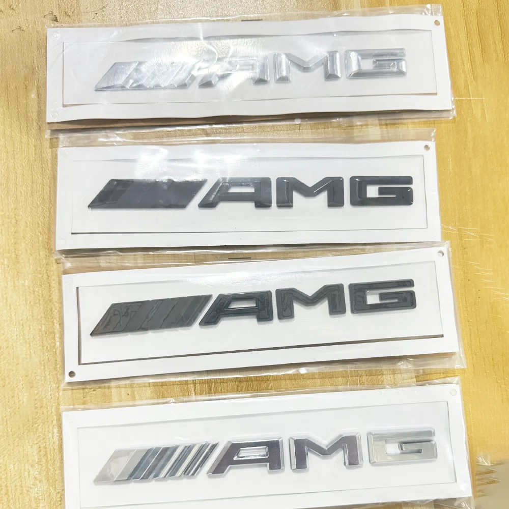 1 pieza - Emblema 3D para maletero trasero de coche, pegatina de letras, accesorios para Mercedes Benz AMG A B C E G CLA W211 W203 W204 W210 W124