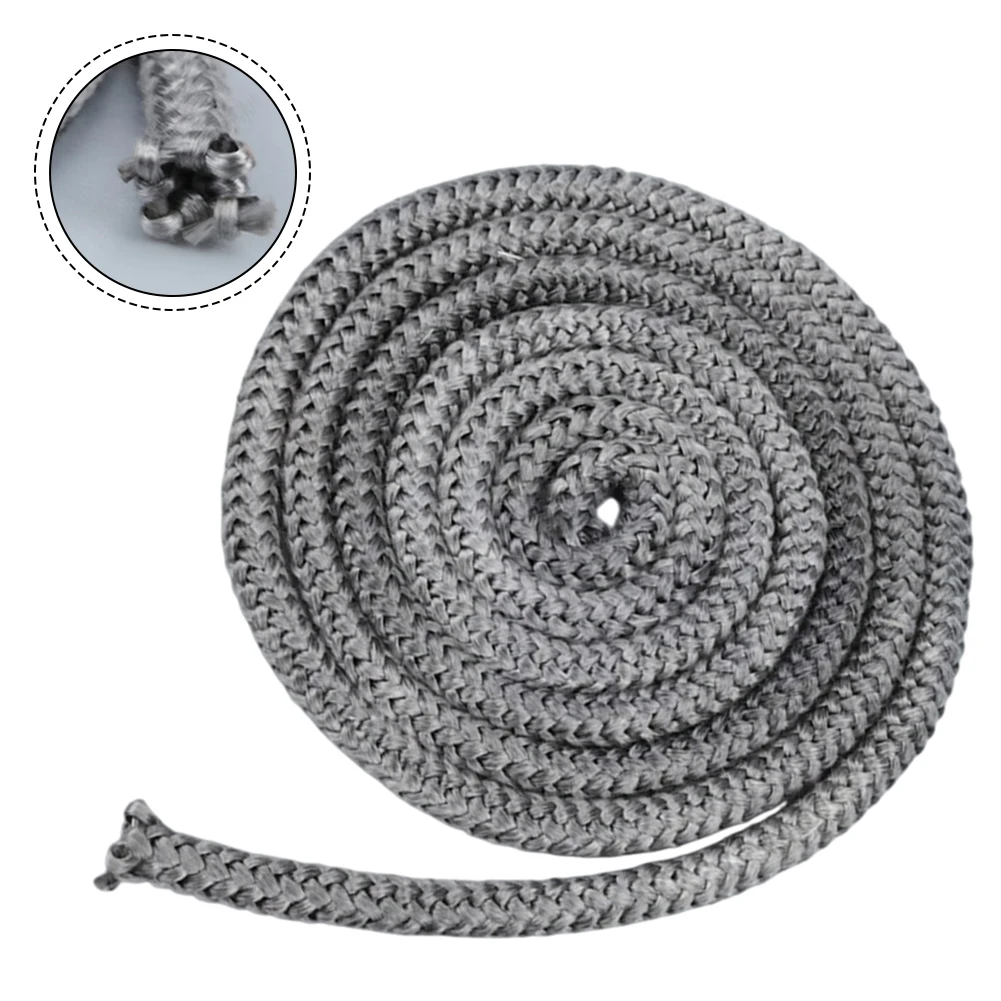 6-25mm 2M Fireplace Sealing Rope Gasket Cord Wood Burning Stove Door Fiberglass High Temperature Sealing Rope