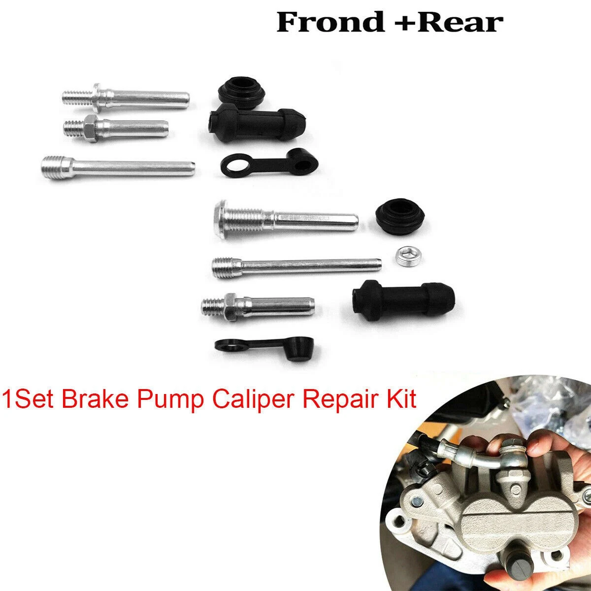 Motorcycle Rear Brake Caliper Repair Kit for Nissin Brake Pump for Suzuki Kawasaki Honda Yamaha YZ125 250 400