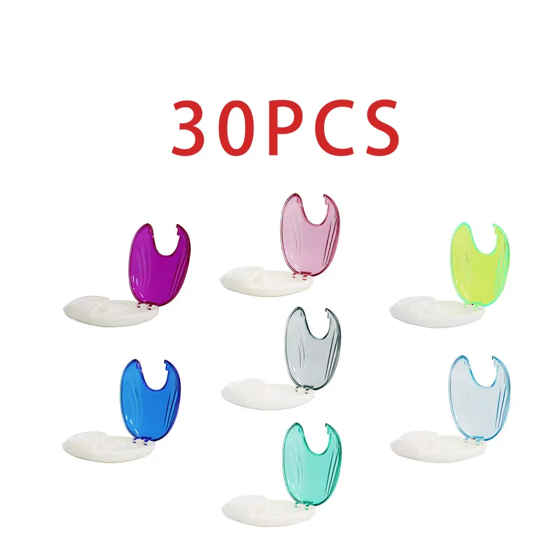 

Набор из 30 шт. футляров для зубных протезов с открытием по нажатию, для частичных протезов, ортодонтических систем, маленьких зубных протезов, дорожных и уличных контейнеров