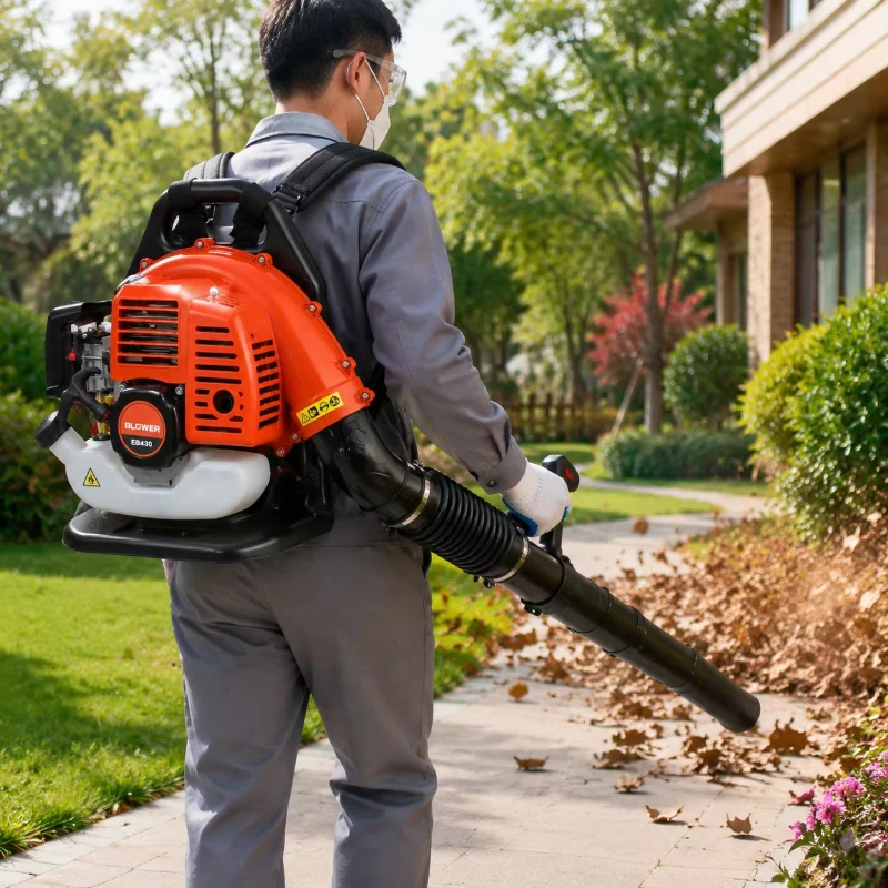 Snow Blower 52cc Knapsack Leaf Blower Garden 2 Stroke Yard Lawn Road Hair Dryer Fast Delivery