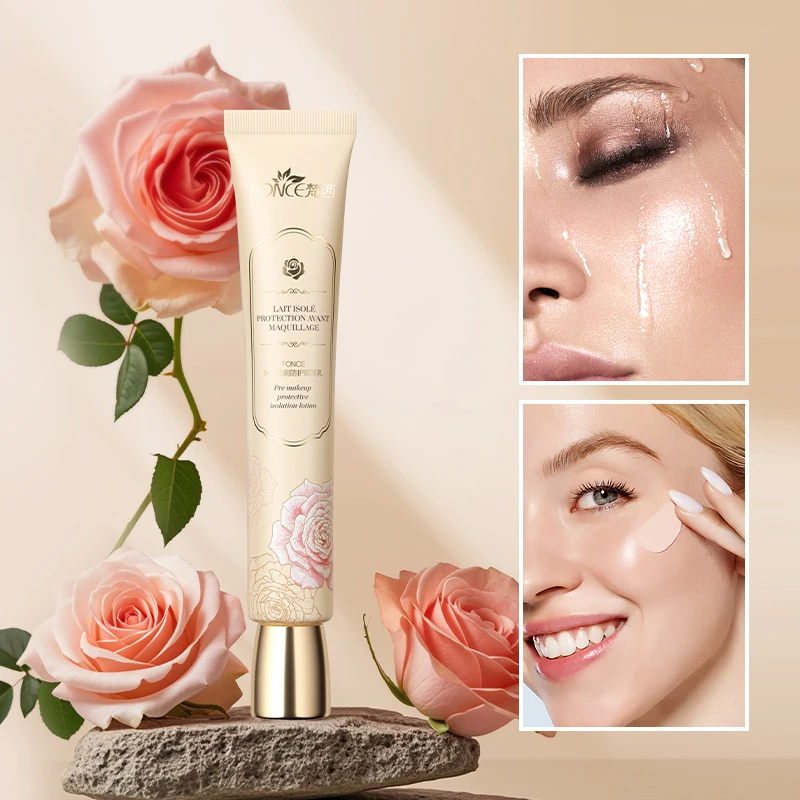 FONCE Crème isolante protectrice pré-maquillante, crème naturelle, liquide de fond de teint, correcteur et maquillage visage blanchissant, 30g