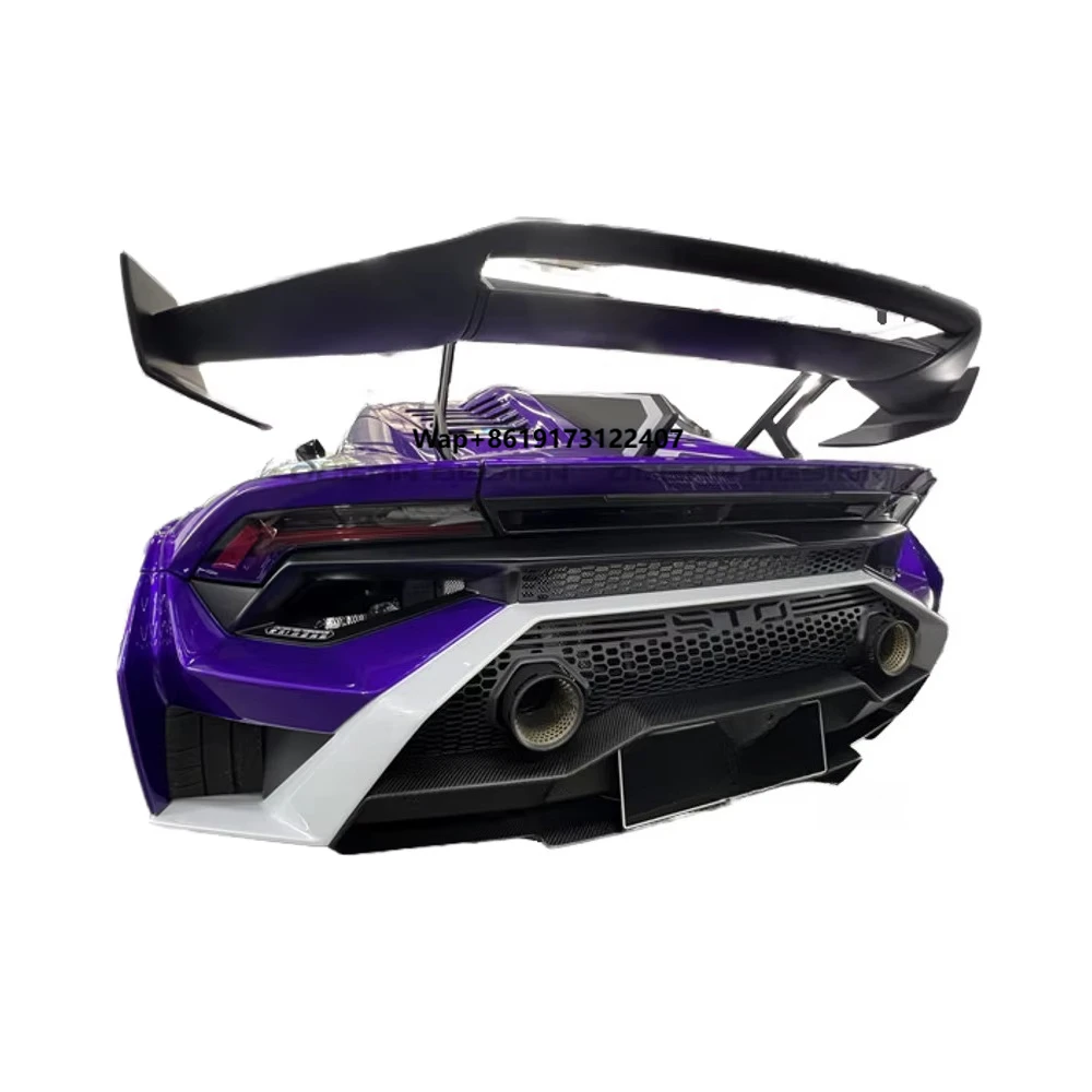 شفرات سبويلر خلفية من ألياف الكربون الجافة لنموذج سيارة STO فقط