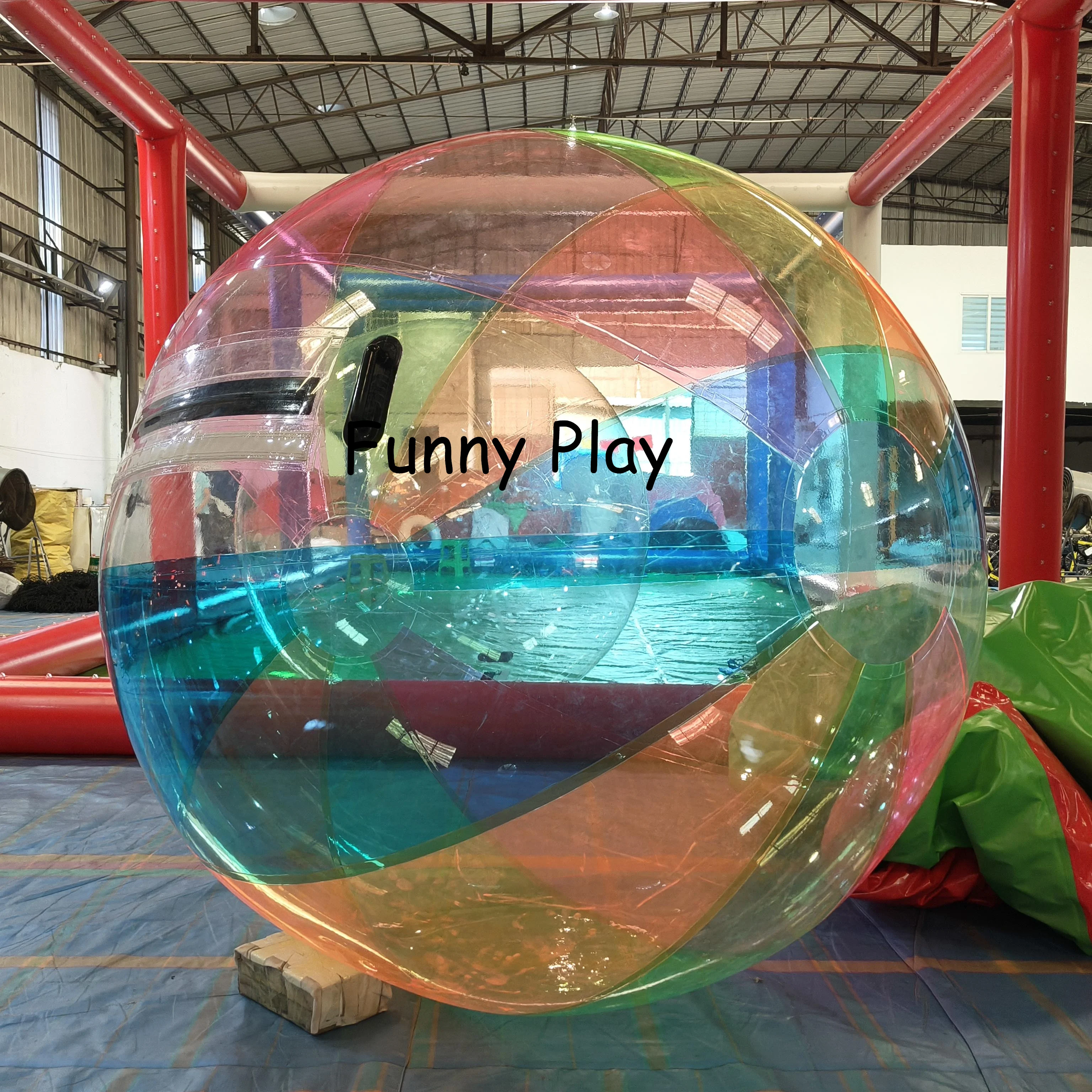 inflatable walking water ball Air Tight PVC clear Walk on Water Balloons dancing ball swimming pool rolling water roller ball