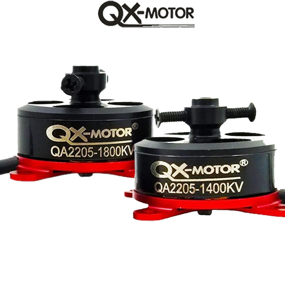 QX-MOTOR 2205 1800KV 1400kv Brushless Motor Support 2-3s For RC Fixed-wing Aeroplane Airplane KT F3P