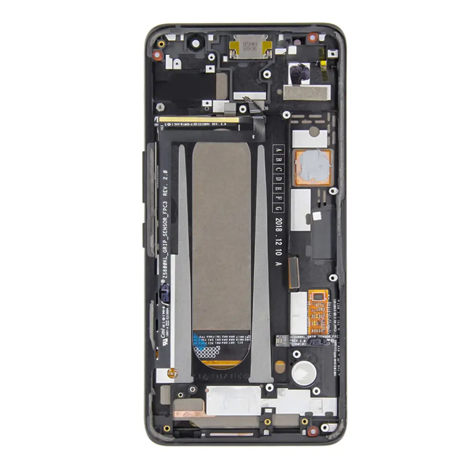 AMOLED For Asus ROG Phone ZS600KL LCD Display Touch Screen Digitizer Assembly Replacement Spare Parts For Asus ZS600KL Z01QD LCD