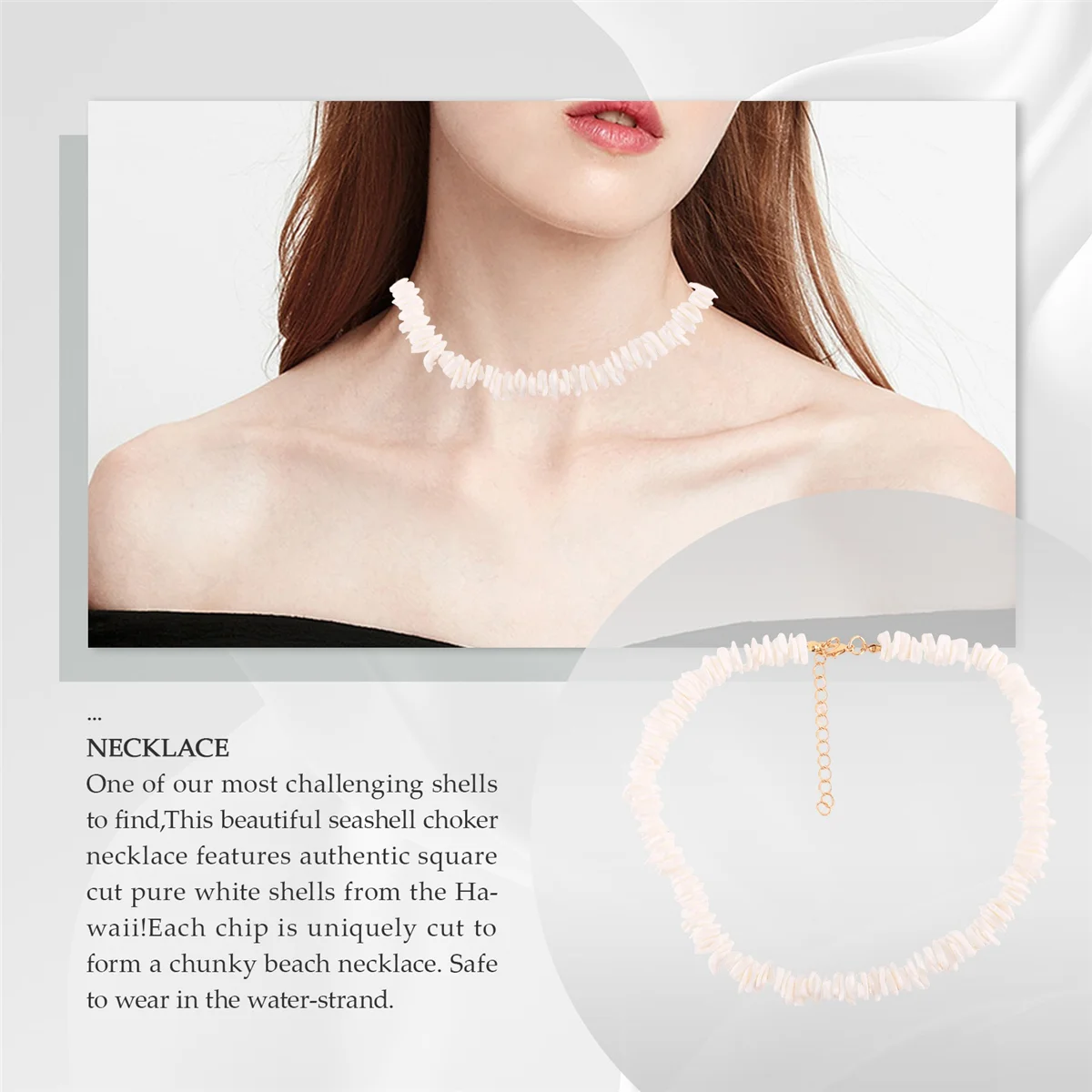 

Новое ожерелье из ракушек Пука для женщин, тропическое гавайское пляжное ожерелье из ракушек Пука, серферское колье, ювелирные изделия, мужские и женские