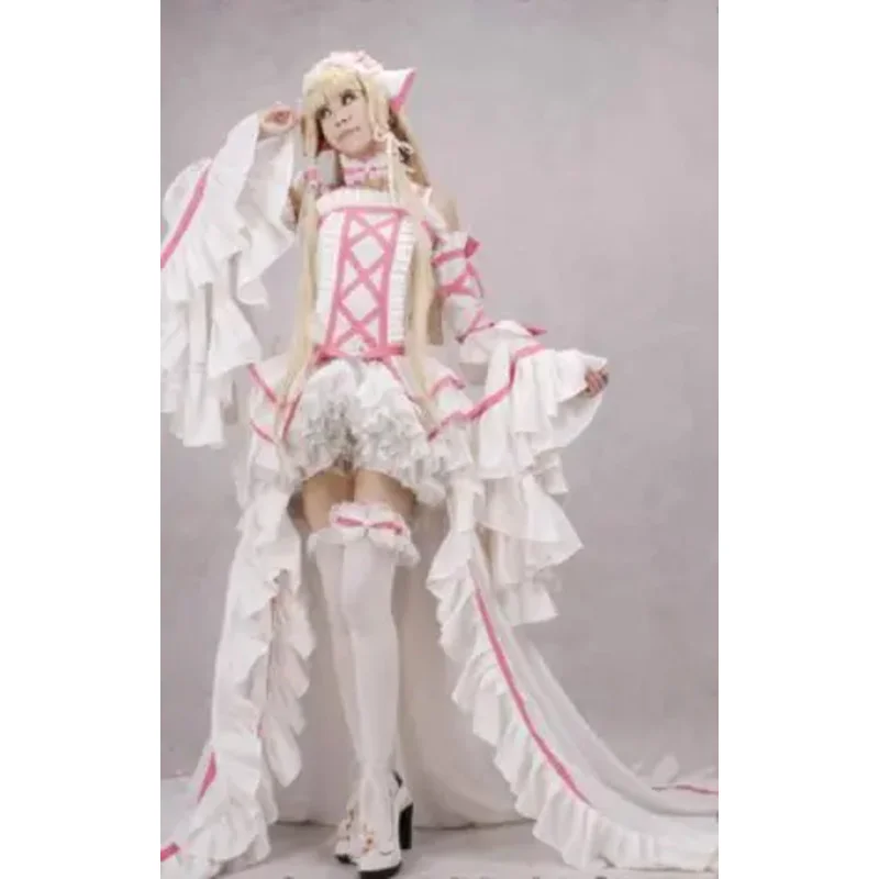 

Chobits Costumes Chii white Dress Lolita Cosplay Costume