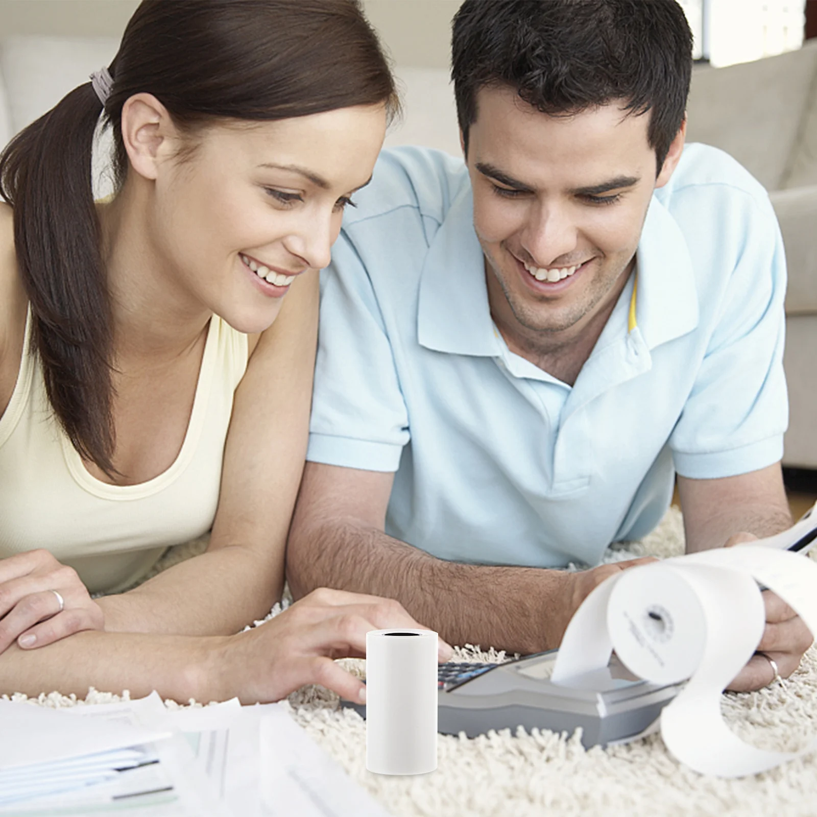 1 Roll Thermal Paper For Instant Camera Multipurpose Printable Paper Rolls, Sticky Photo Printer Paper, Replacement Refill For