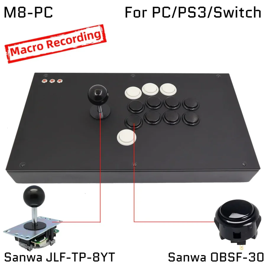 FightBox M1/M3/M7/M8/M9 すべてのボタンヒットボックススタイル