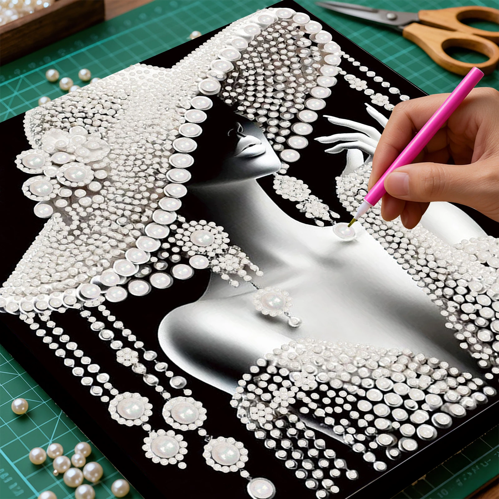 DIY Ladies Pearl Diamond Paint - Resin Art Gift review and price