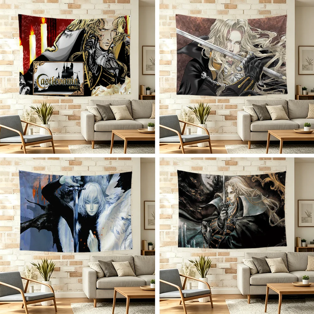 Outdoor Camping Movies - C-castlevania-a movie tv flag For Outdoor