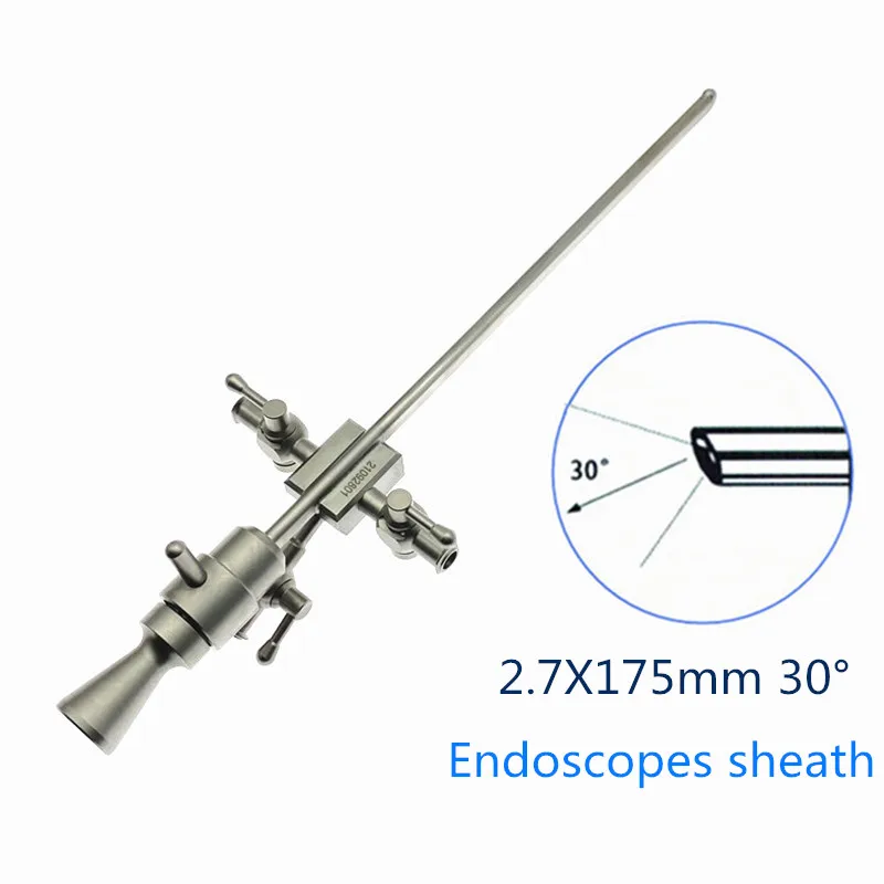 

HD Surgical Endoscopes Sheath Three Valve Rotating Sheath 0 /30 Degree Use for Endoscopes Medical Tool