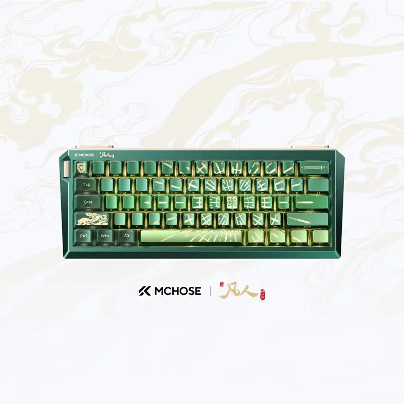God 60 Mechanical  A Record of Mortal Cultivation Co-branded Full Aluminum CNC Anodized MagneticLevitation Switc16K PollingRate