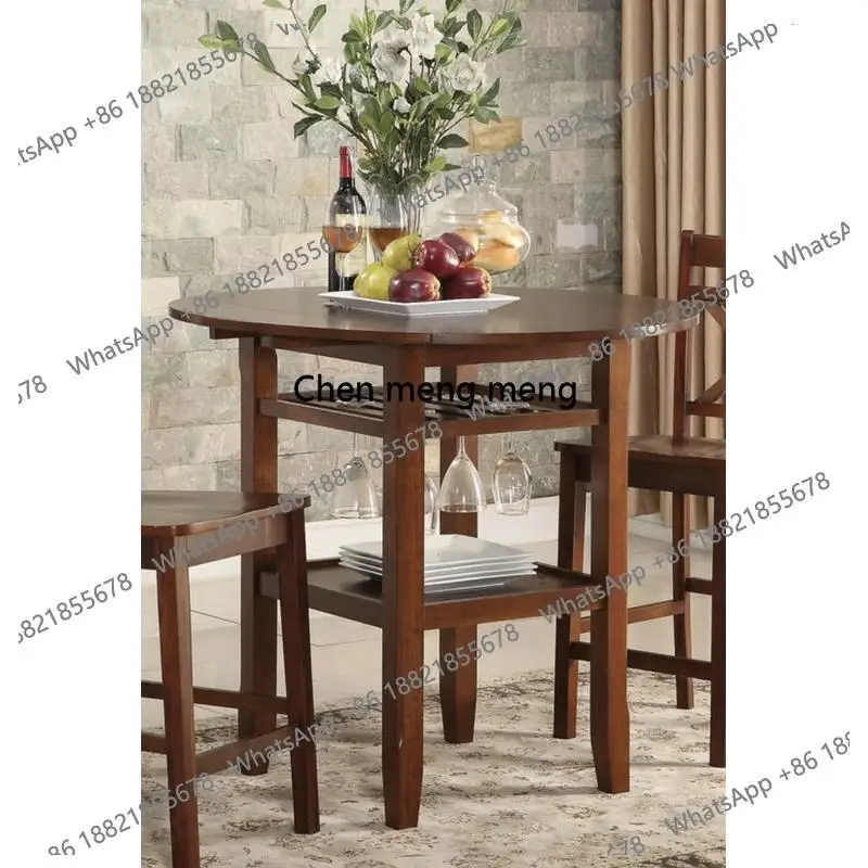 Cherry Finish Counter Height Table