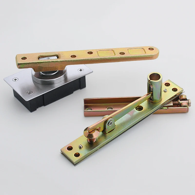 

Durable 1Set Heavy Door Pivot Hinges 360 Degree Rotary Invisible Hidden Floor Spring Door Hinges Install Up and Down