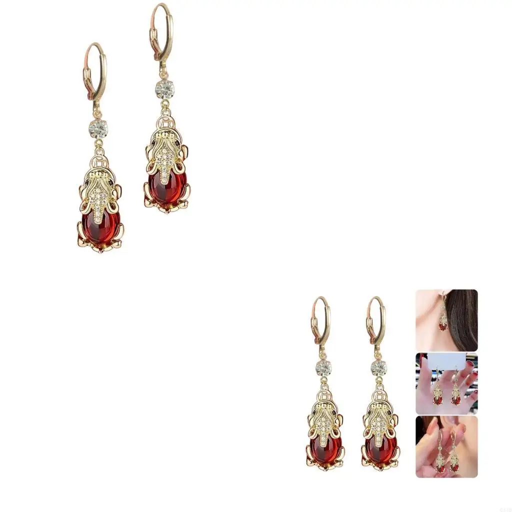 

Sparkly Formal Animal Earrings Unique Ear Clip Ear Hooks Charm for Women