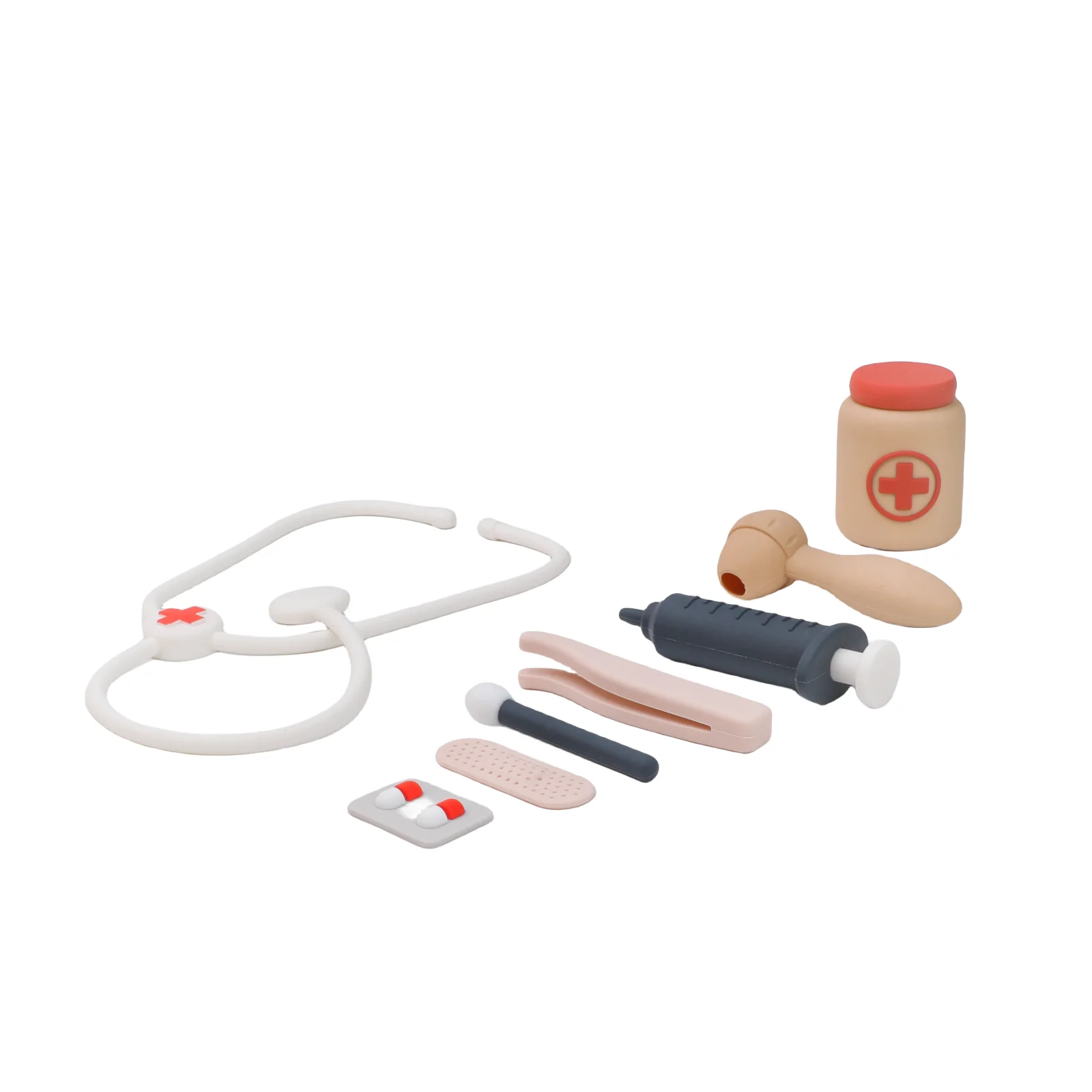 Children Doctor Toy Set Silicone Simulation Medical Box Montessori Toy Baby Play House Games Educational Toy Kid Christmas Gifts