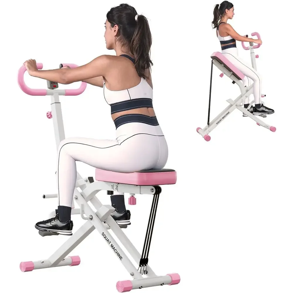 

Dual-Function Squat and Rowing Exercise Bench for Comprehensive Leg and Glute Strengthening