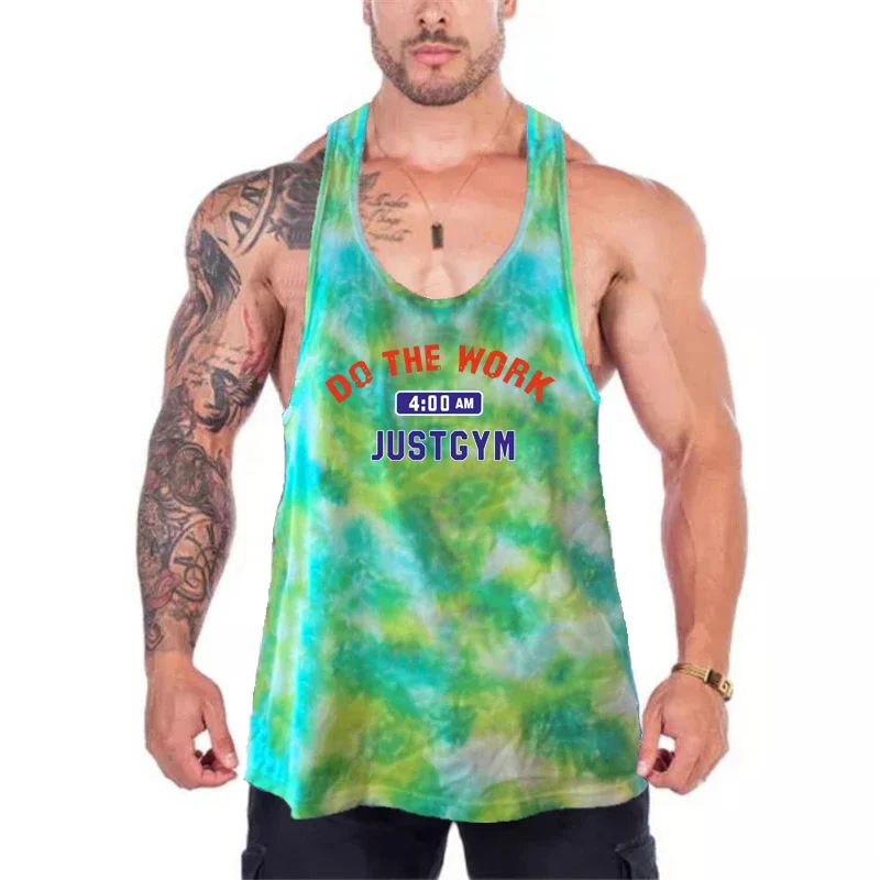 

Camouflage Running Vests Mens Gym Clothing Mesh Singlets Bodybuilding Stringer Tank Top Fitness Shirt Muscle Sleeveless Tanktop