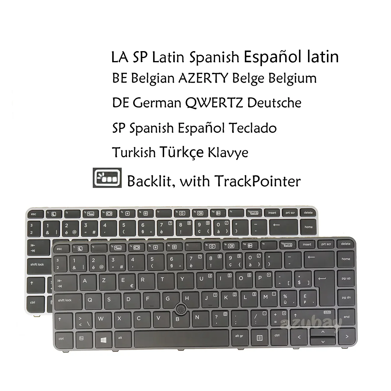 Keyboard for HP Elitebook 745 G3 G4, 840 G3 G4, 848 G3 G4, 840r G4, 846r G4, Zbook 14u G4 Belgian Turkish German Latin Spanish