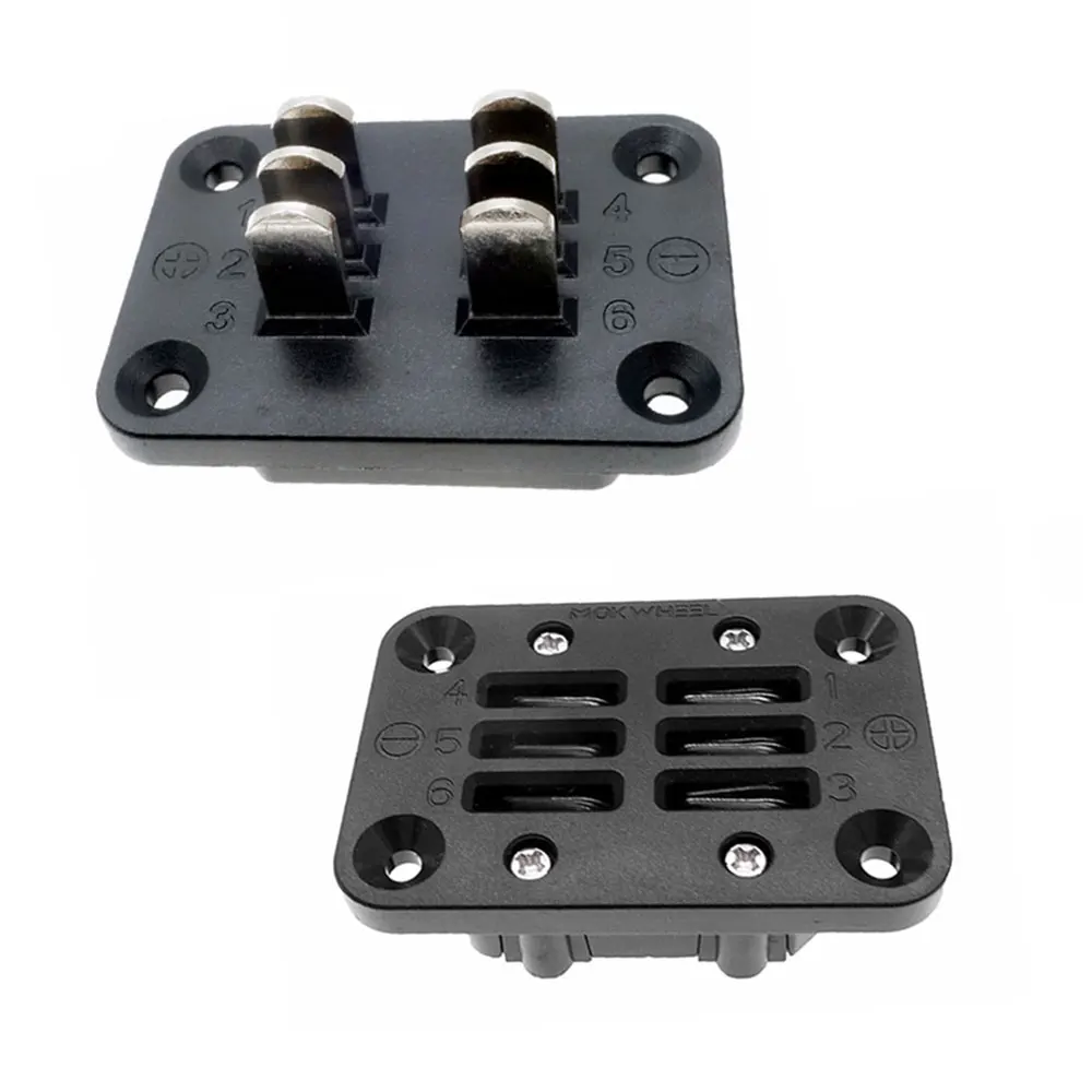 Lithium Battery Connector 6-Core Male Female Matching Energy Storage Battery 15A High Current Dual Row 6 Core Power Adapter